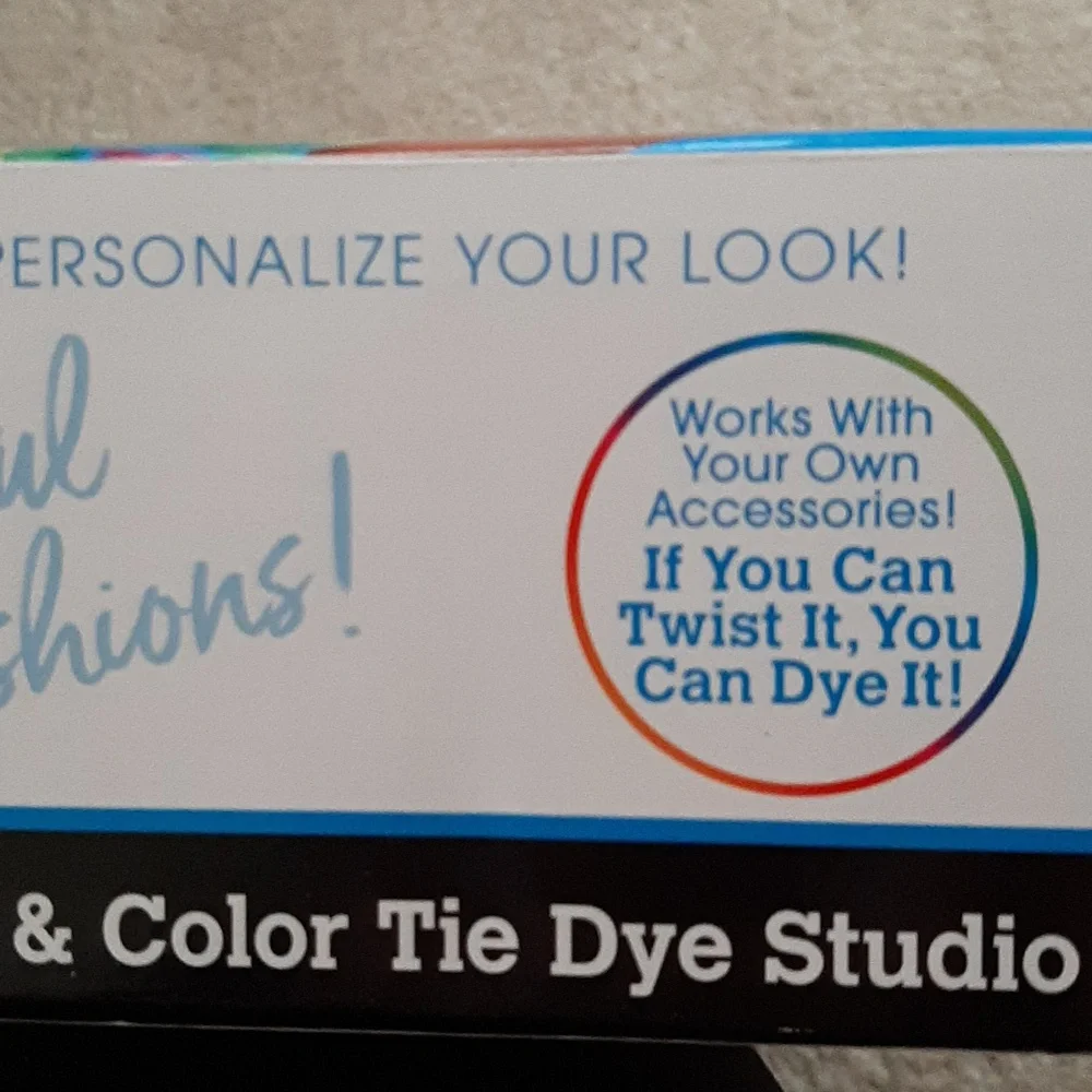 CraZArt My Look Tie Dye Studio - Colorful Fashion Kit